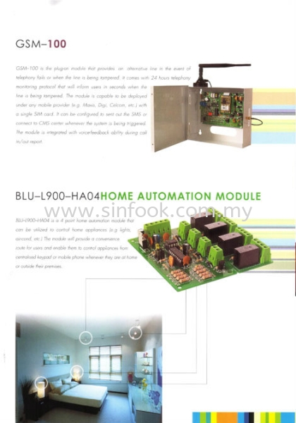 Bluguard GSM-100  Bluguard Burglary Alarm System Johor Bahru (JB), Senai, Selangor, Kuala Lumpur (KL), Klang, Seremban Installation, Services, Repair, Supplier | Sin Fook Electrical Alarm and Auto Gate Sdn. Bhd.