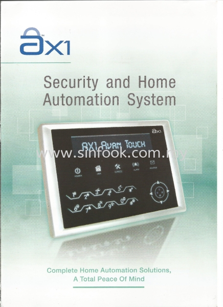 ax1 Home Alarm System ax1 Burglary Alarm System Johor Bahru (JB), Senai, Selangor, Kuala Lumpur (KL), Klang, Seremban Installation, Services, Repair, Supplier | Sin Fook Electrical Alarm and Auto Gate Sdn. Bhd.