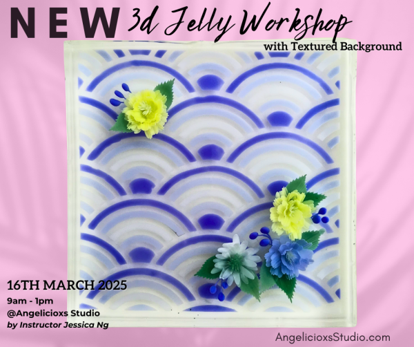 3D JellyCake Workshop with Pattern Embedded Baking Workshop Baking & Culinary Kuala Lumpur (KL), Malaysia, Selangor, Danau Desa Class, Lesson, Workshop | Angelicioxs Studio