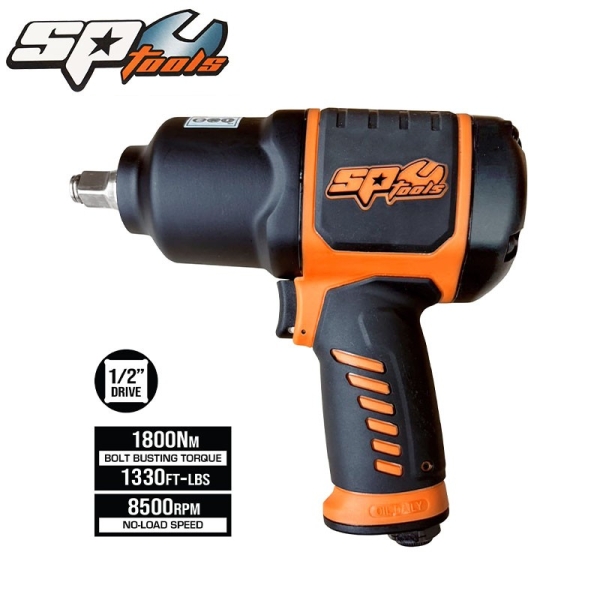 SP TOOLS 1/2ĦħDr Impact Wrench - 1800Nm - PLUS BONUS 5pc 1/2"Dr Wheel Nut Impact Socket Se| SP9840LE Impact Wrenches Air Tools Malaysia, Selangor, Kuala Lumpur (KL), Subang Jaya Supplier, Supply, Supplies, Distributor | SP Tools Sdn Bhd