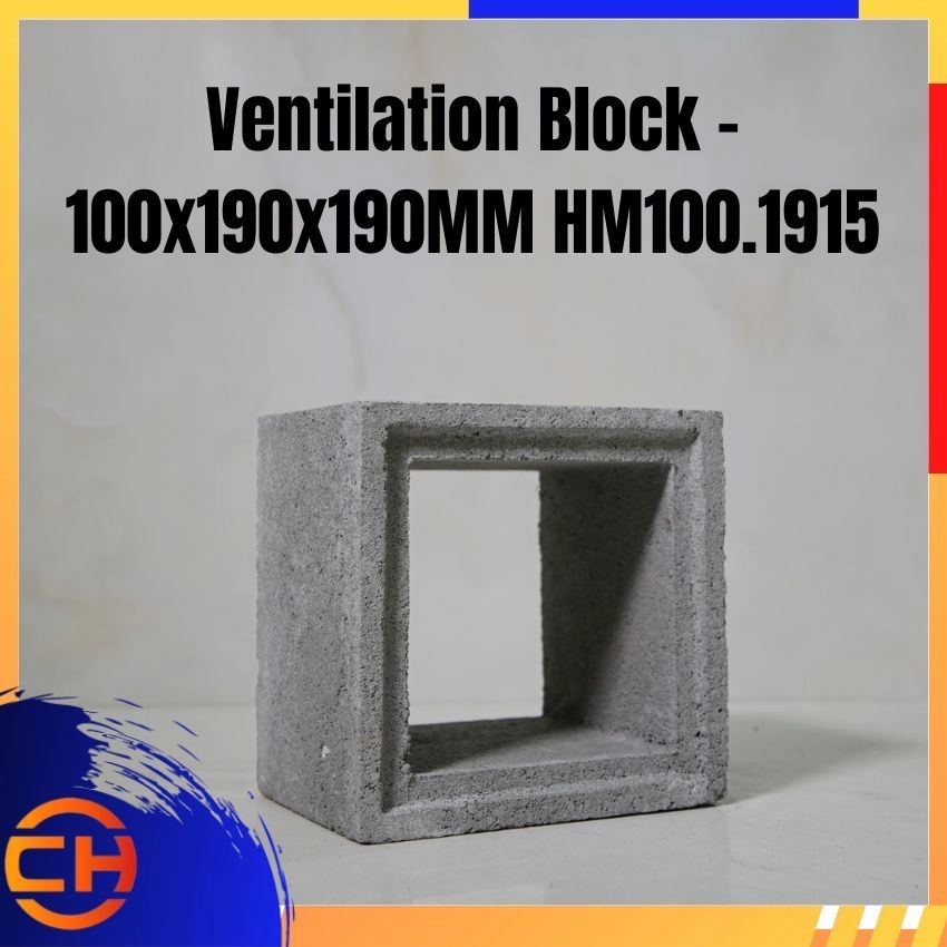 Ventilation Block - 100x190x190MM HM100.1915