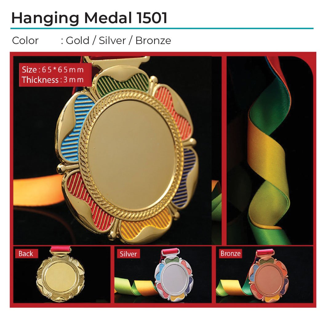 Metal Hanging Medal 1501