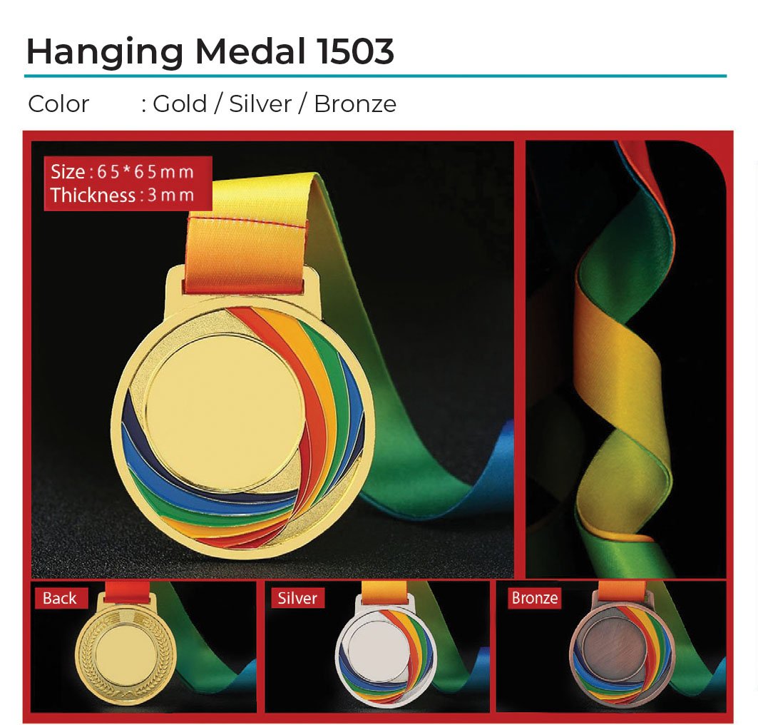 Metal Hanging Medal 1503