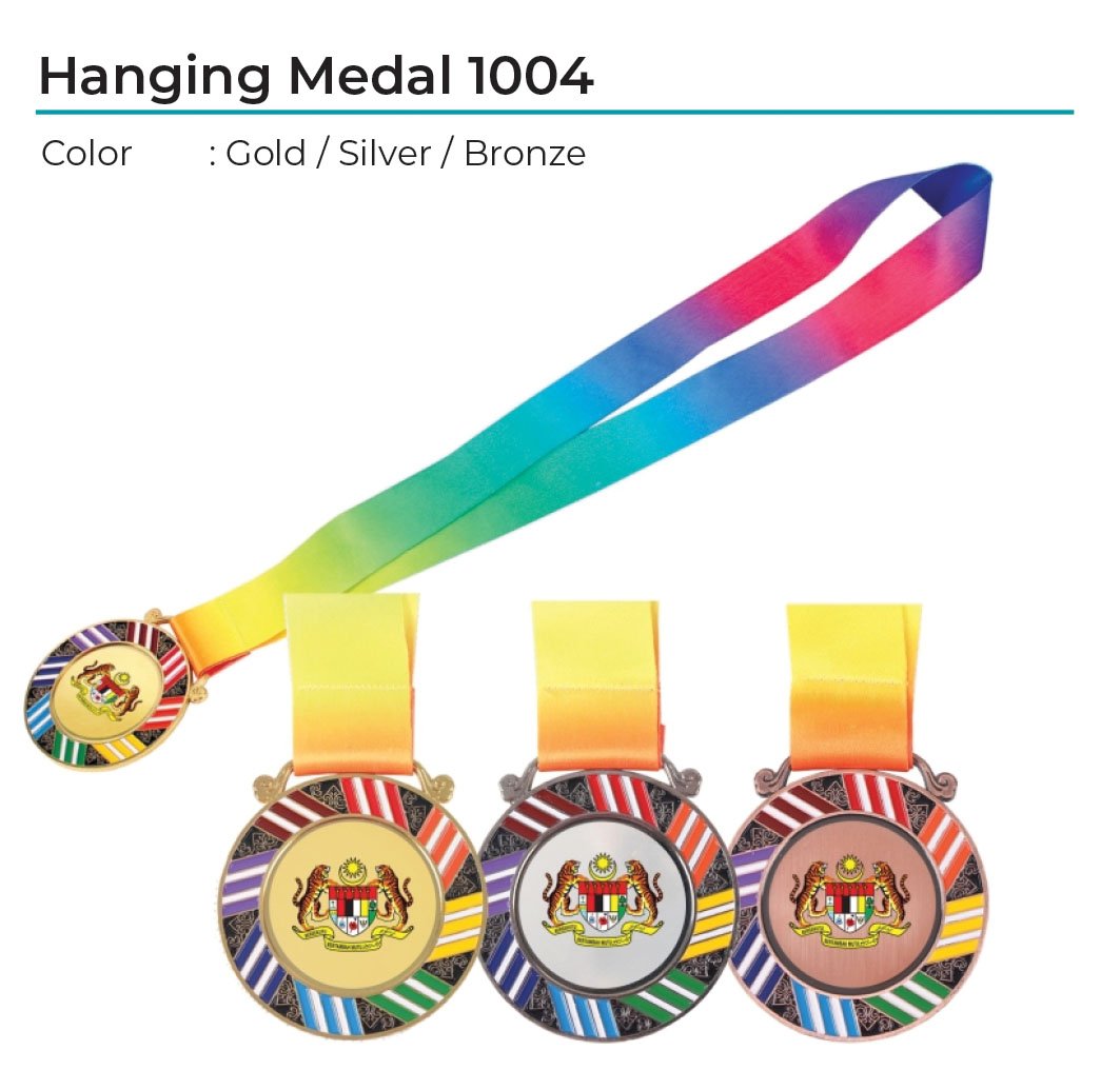 Metal Hanging Medal 1004