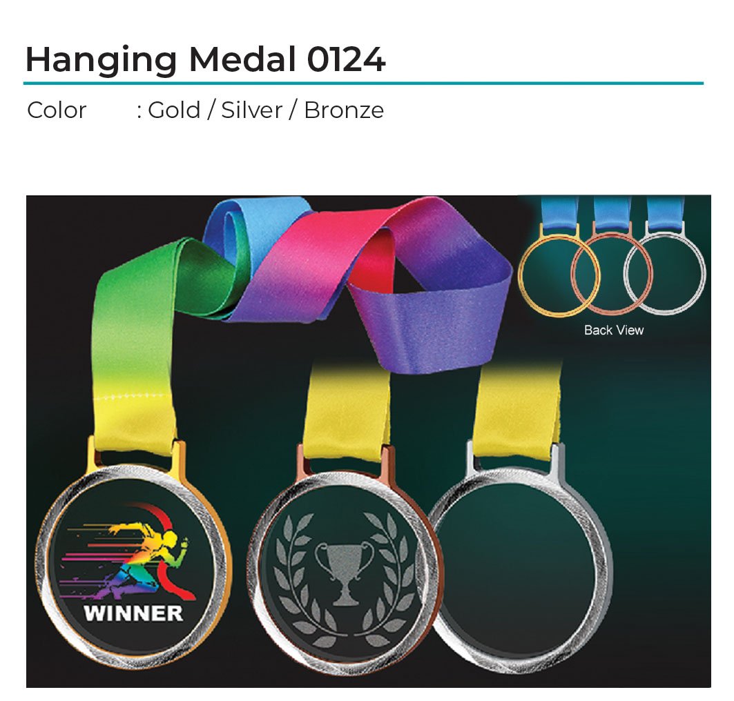 Crystal Hanging Medal 0124