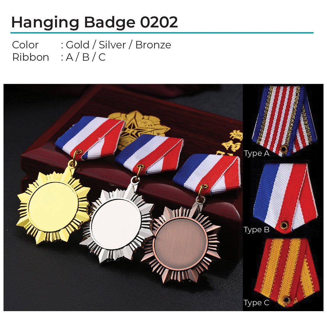 Metal Hanging Badge 0202