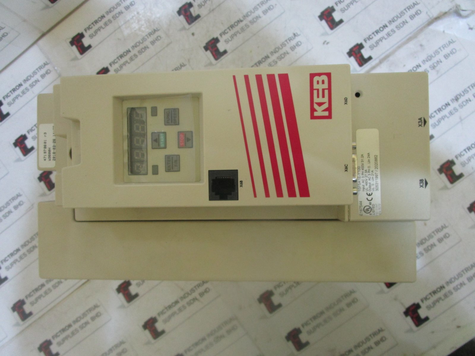 AUTHORISED AGENT REPAIR CENTRE KEB INVERTER VFD DRIVE 15F5A1E-Y100 15F5A1EY100 MALAYSIA SINGAPORE