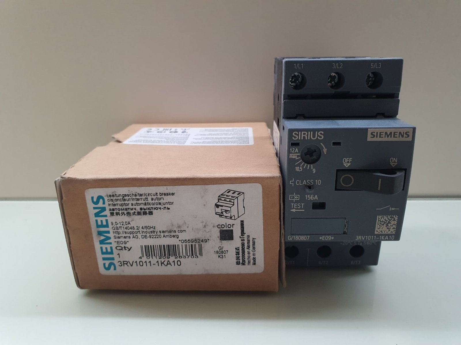 Siemens 3RV1011-1KA10 Circuit Breaker Malaysia