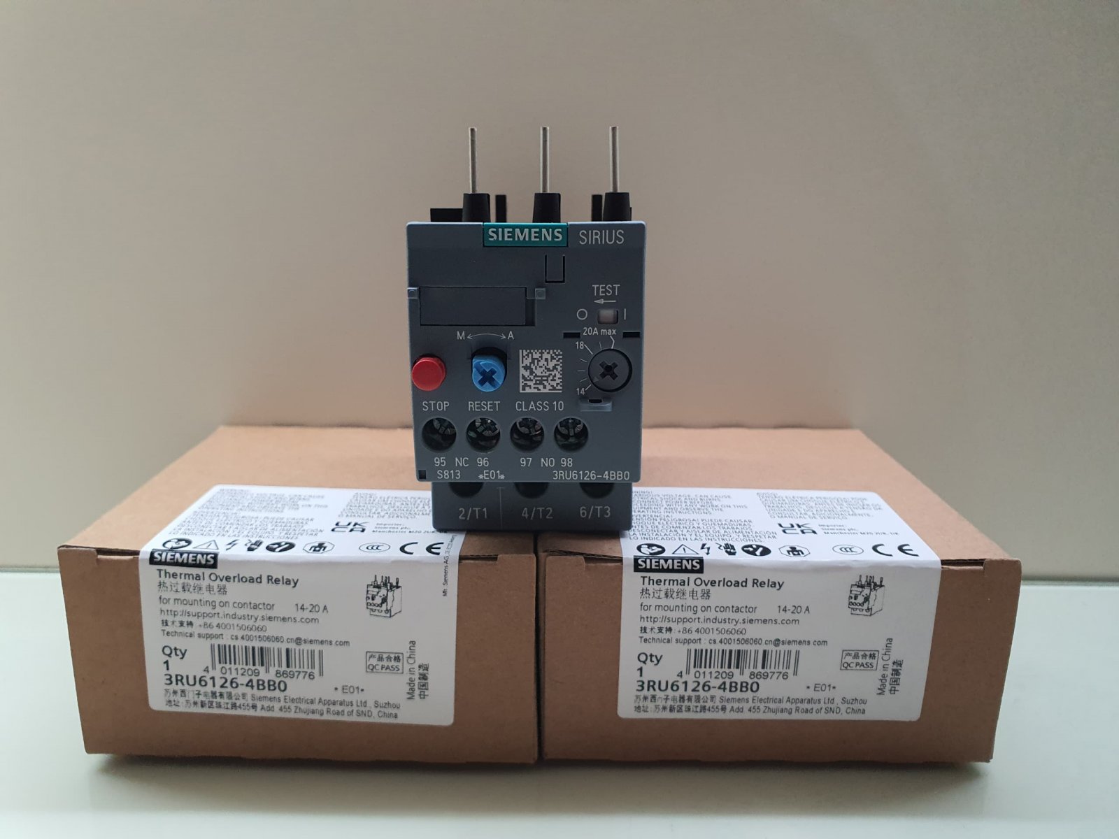 Siemens 3RU6126-4BB0 Overload Relay Malaysia