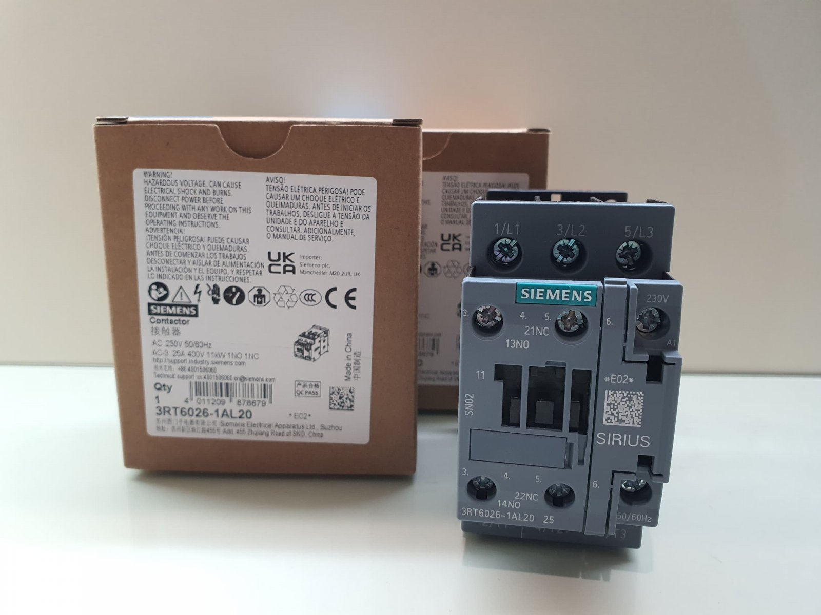 Siemens 3RT6026-1AL20 Contactor Malaysia