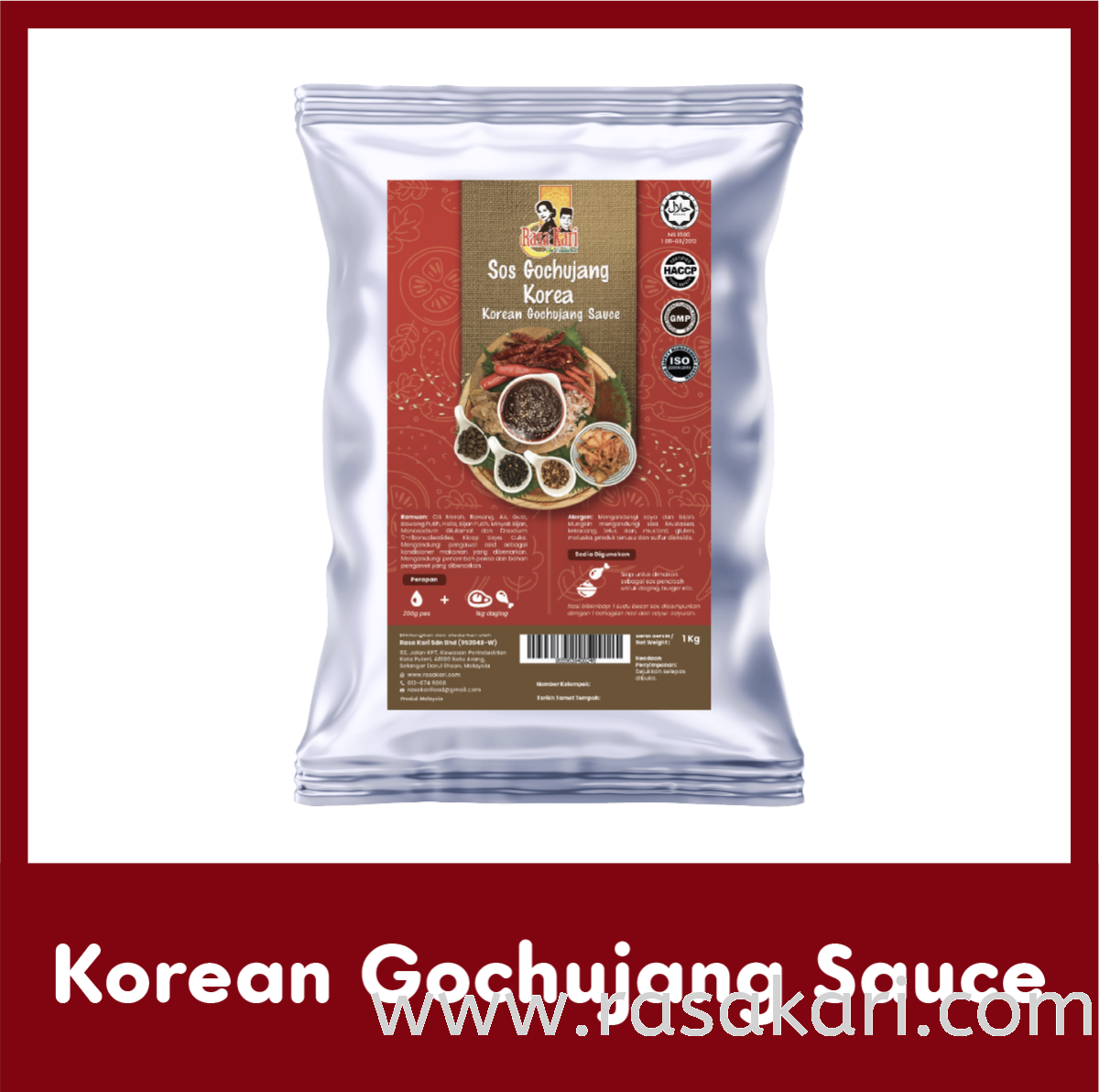 Korean Gochujang Sauce Most Wanted Hot Selling Malaysia, Selangor, Kuala Lumpur (KL), Batu Arang Manufacturer, Supplier, Wholesaler, Supply | Rasa Kari Sdn Bhd