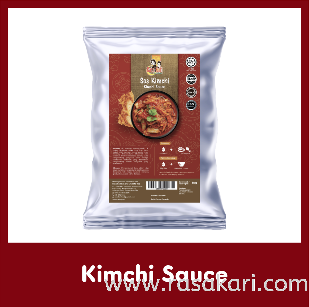 Kimchi Sauce Most Wanted Hot Selling Malaysia, Selangor, Kuala Lumpur (KL), Batu Arang Manufacturer, Supplier, Wholesaler, Supply | Rasa Kari Sdn Bhd