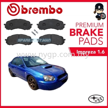 Original BREMBO Front Brake Pads (1 set) Impreza 1.6
