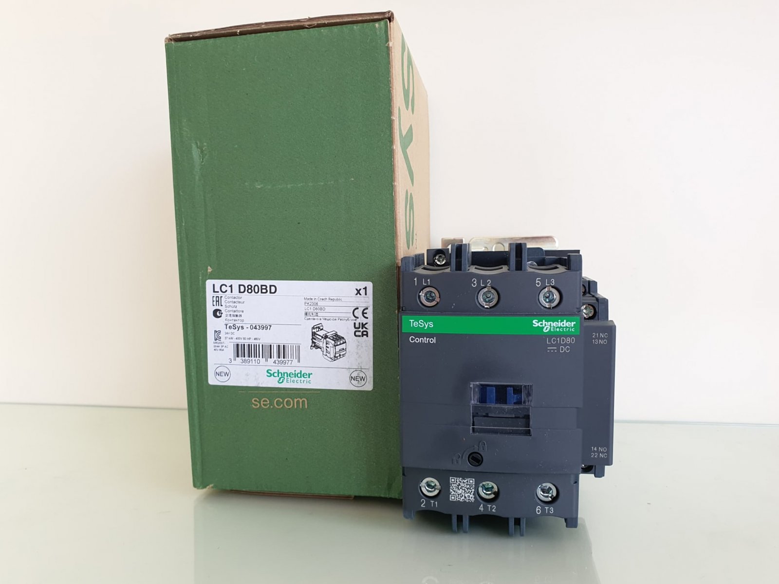 Schneider LC1D80BD 24VDC Contactor Malaysia