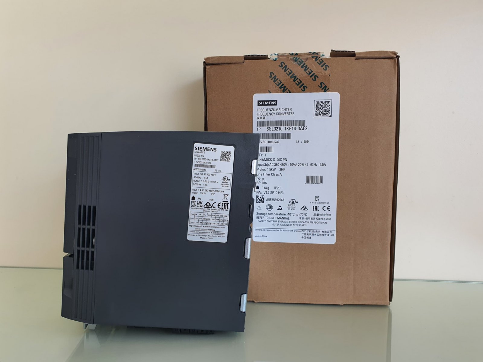 Siemens 6SL3210-1KE14-3AF2 SINAMICS G120C Malaysia
