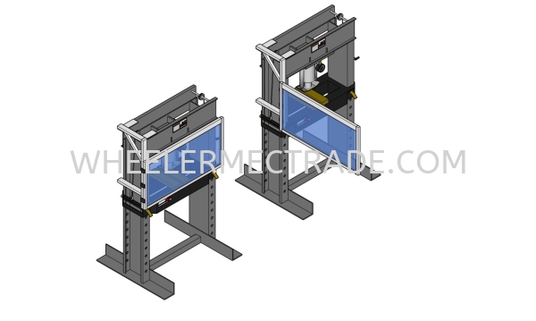 Hydraulic Press Safety Guard Projects Showcase Design & Build Fabrication Service Singapore, Malaysia, Johor Bahru (JB), Indonesia, Ulu Tiram Supplier, Suppliers, Supply, Supplies | WHEELER MECTRADE (S) PTE LTD