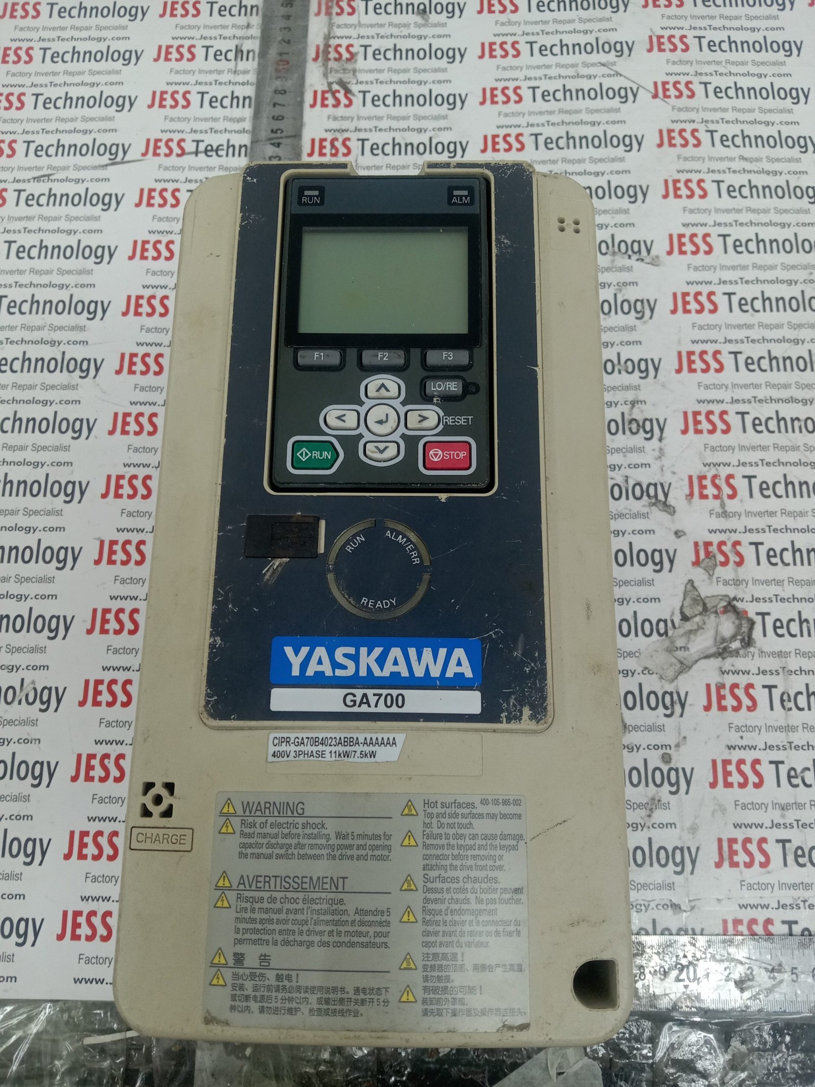 Repair YASKAWA INVERTER CIPR-GA70T4023ABAA-CAAAAA Malaysia, Singapore, Indonesia, Thailand, Vietnam