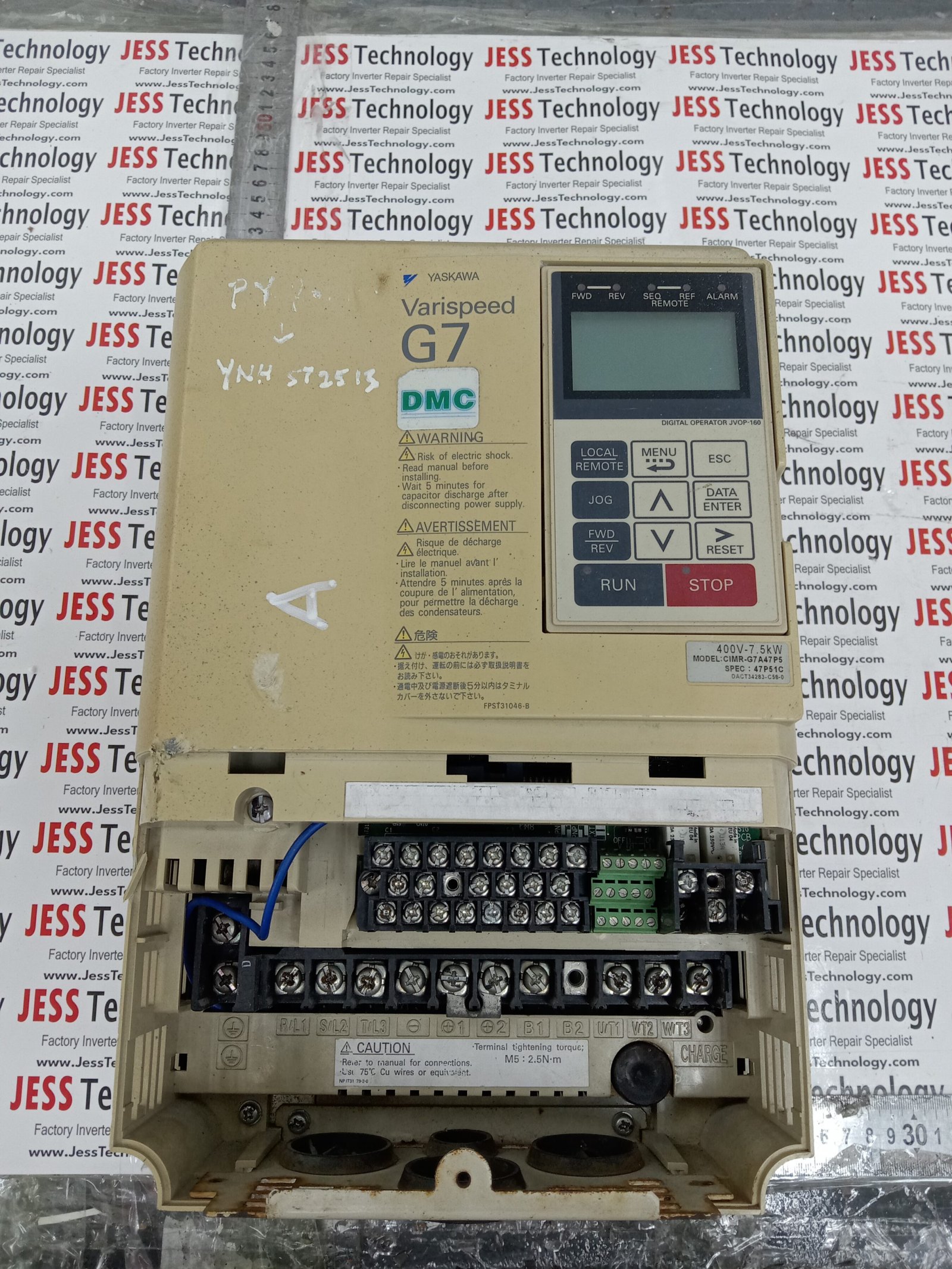 Repair YASKAWA INVERTER CIMR-G7A47P5 Malaysia, Singapore, Indonesia, Thailand, Vietnam