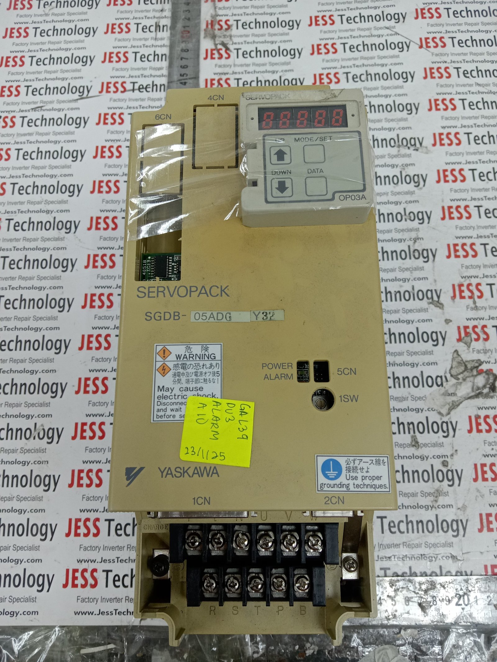 Repair YASKAWA SERVO DRIVE SGDB-05ADGY32 Malaysia, Singapore, Indonesia, Thailand, Vietnam