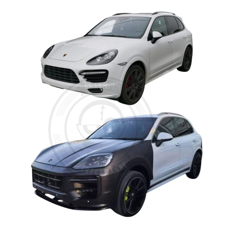 Porsche Cayenne 958 to 2024 9Y0.2 facelift Bodykit Conversion