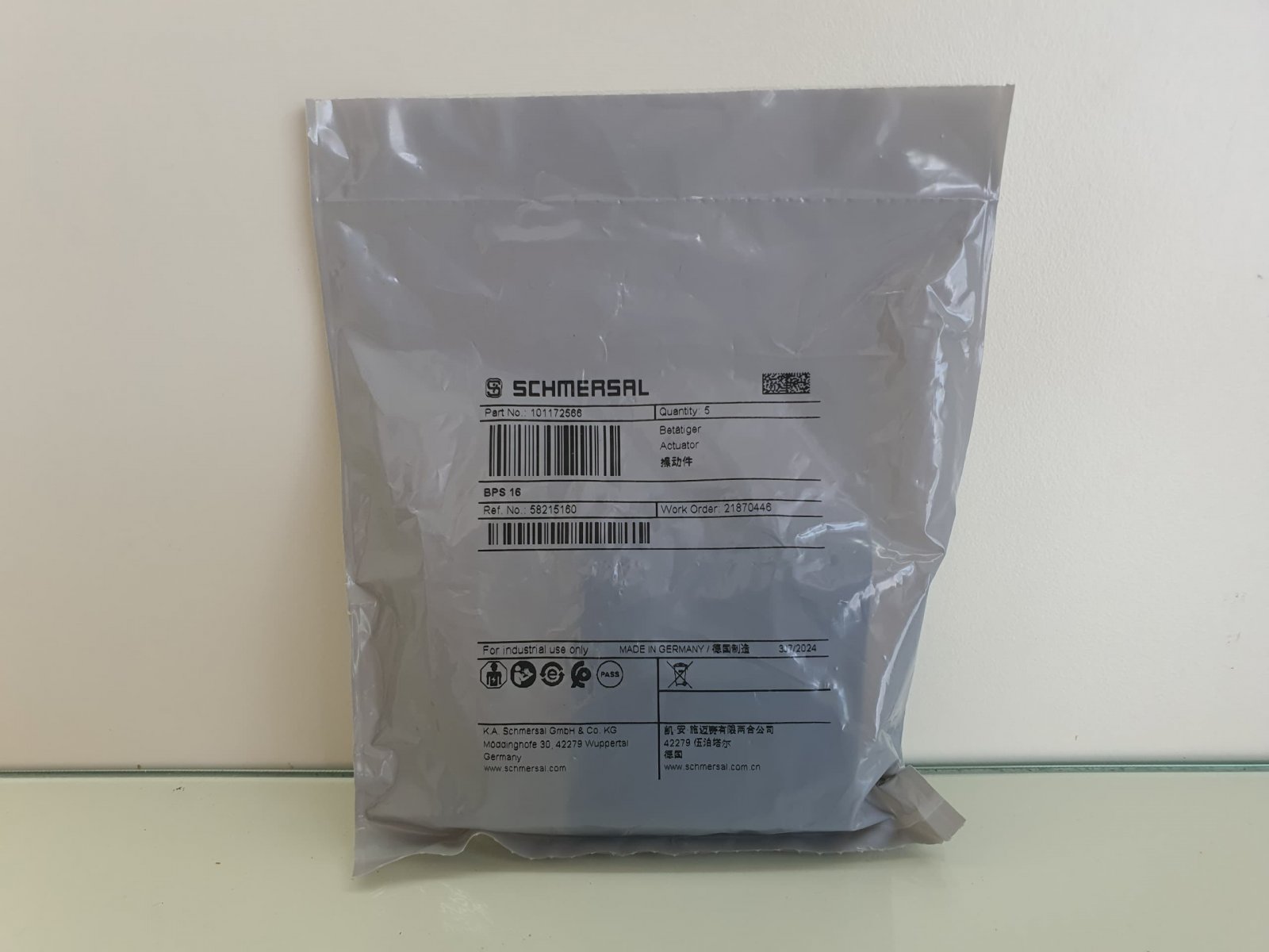 Schmersal BPS 16 Actuator Malaysia