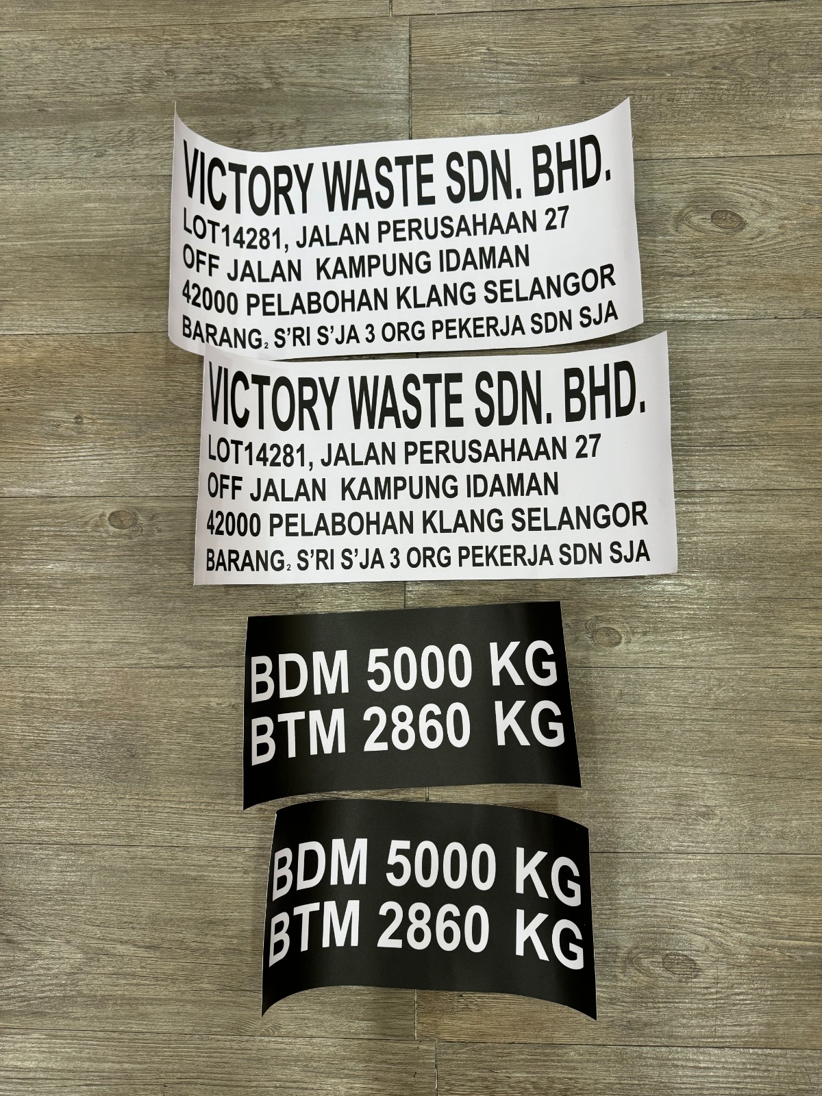Lorry Sticker Printing