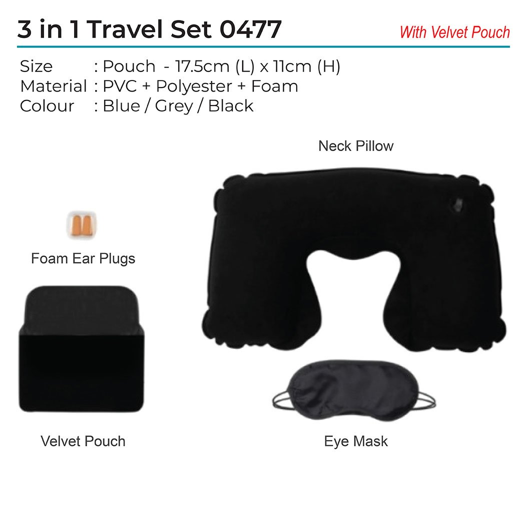 3 in 1 Travel Set