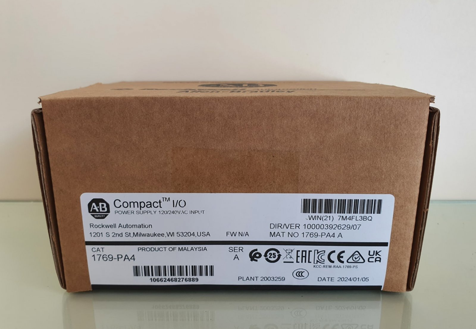 Allen Bradley 1769-PA4 Power Supply Malaysia