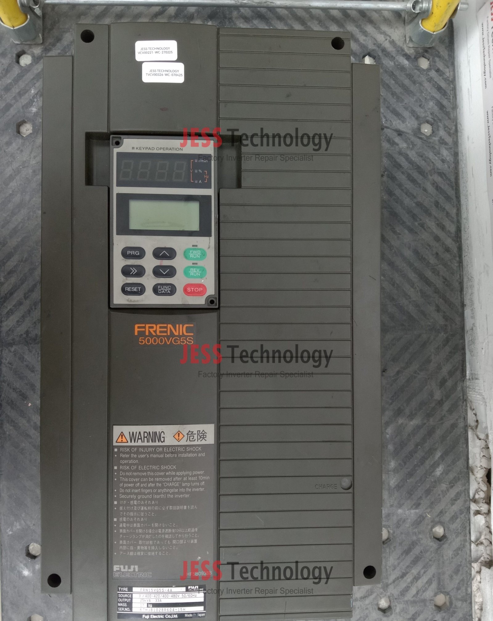 Repair FUJI ELECTRIC INVERTER FRN15VG5S-4A Malaysia, Singapore, Indonesia, Thailand, Vietnam