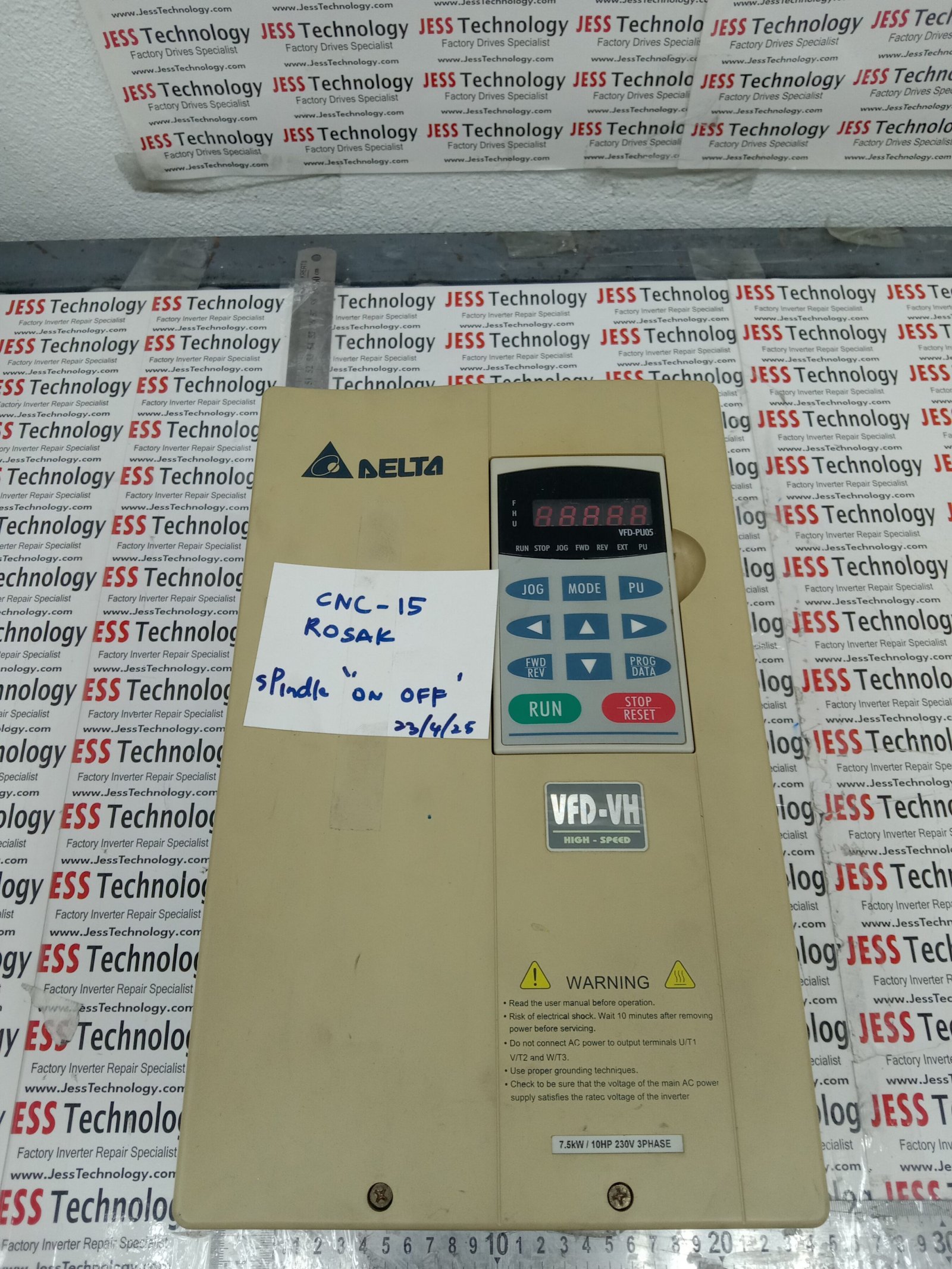 Repair DELTA INVERTER VFD075V23 Malaysia, Singapore, Indonesia, Thailand, Vietnam
