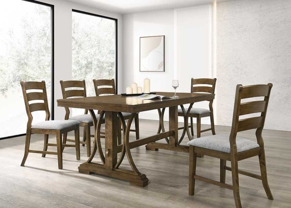 DINING SET (6 SEATER) - T112 / C216 Dining Set 1 + 5 Latest Dining Sets - 2025 Malaysia, Johor, Muar Manufacturer, Supplier, Exporter, Supply | DIGITAL FURNITURE SDN BHD