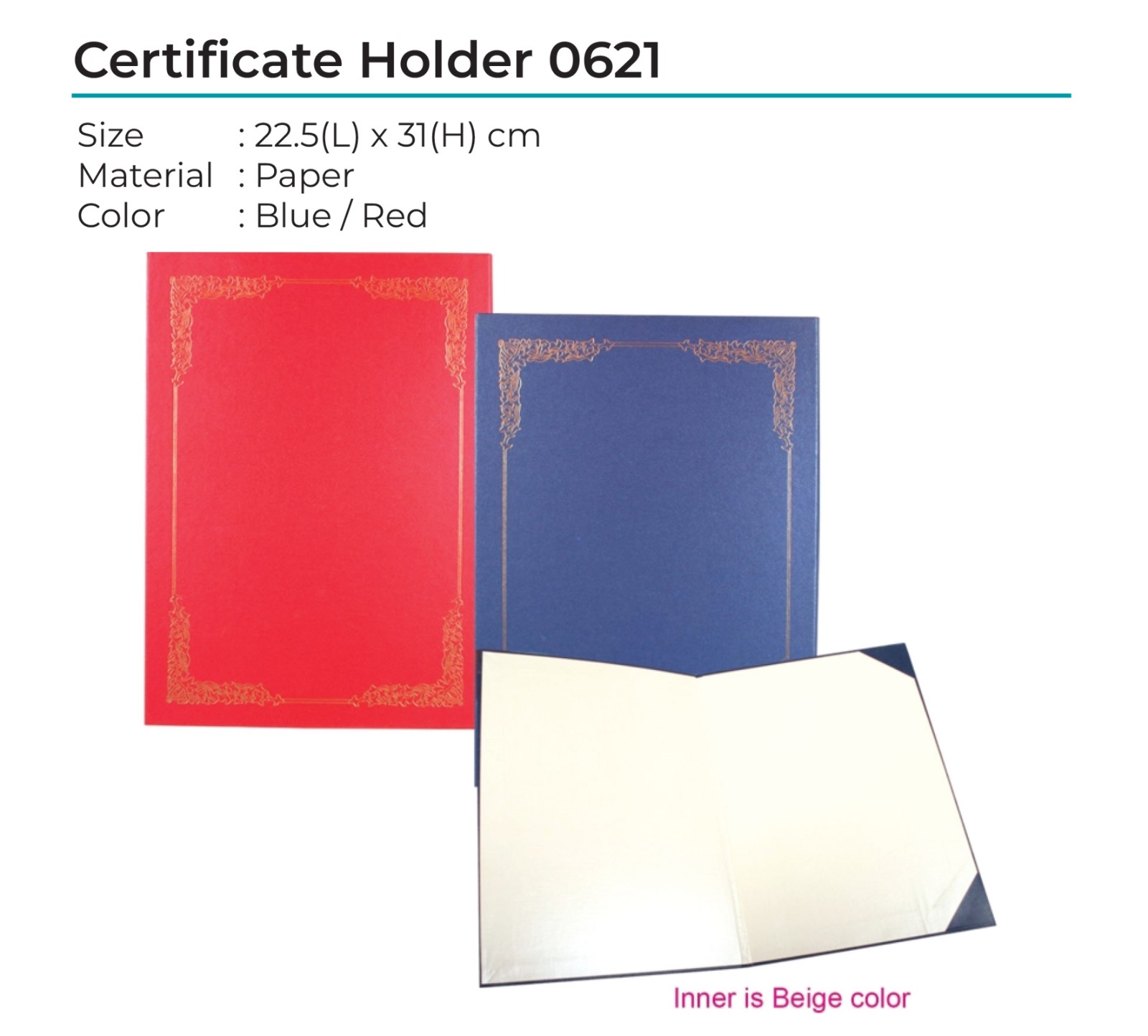 Certificate Holder 0621