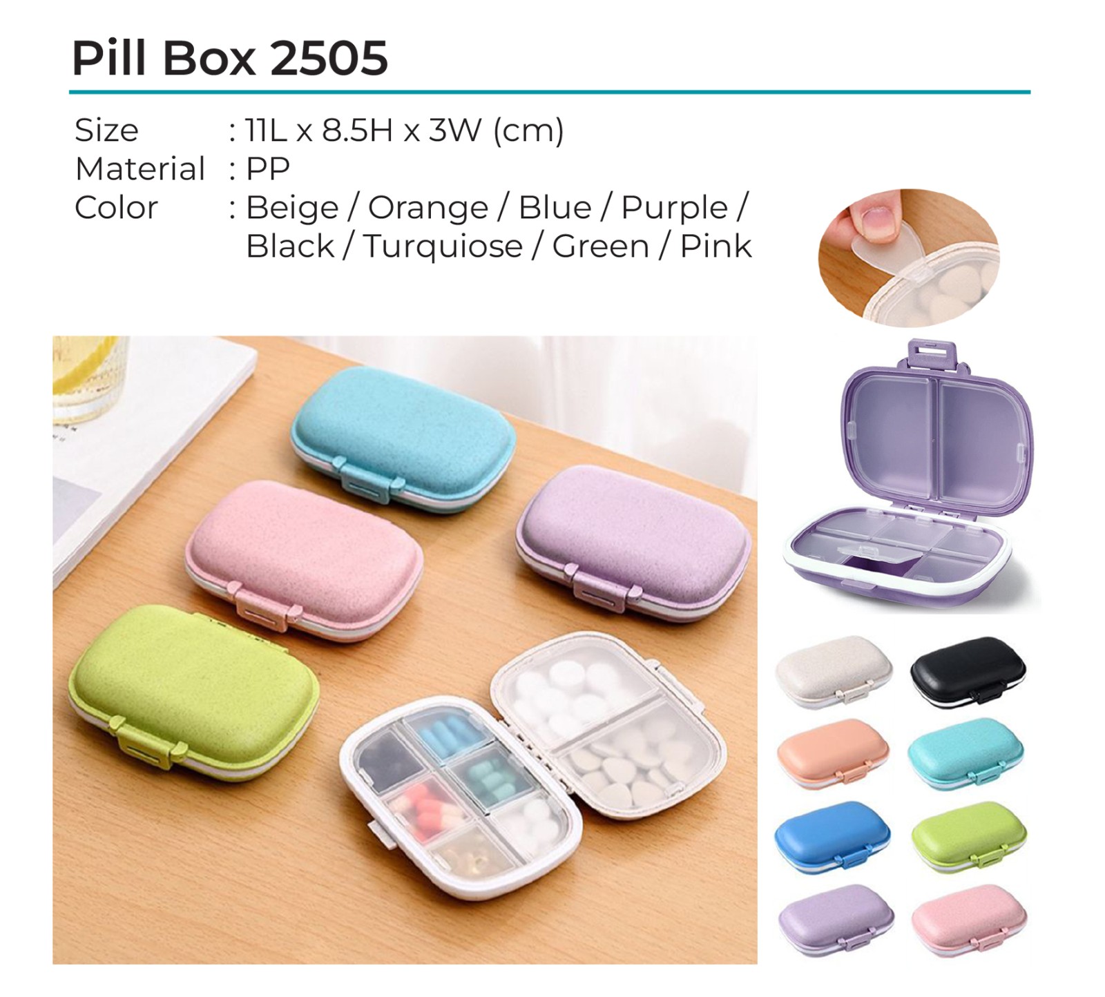 Pill Box 2505