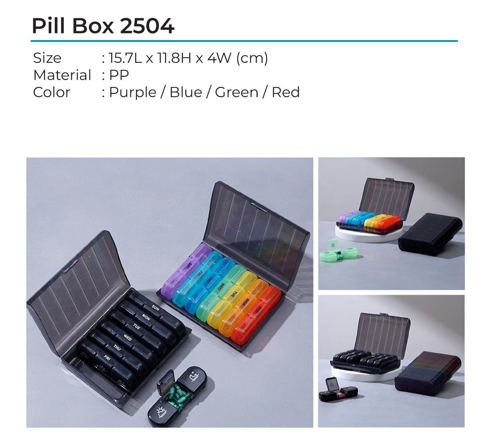 Pill Box 2504