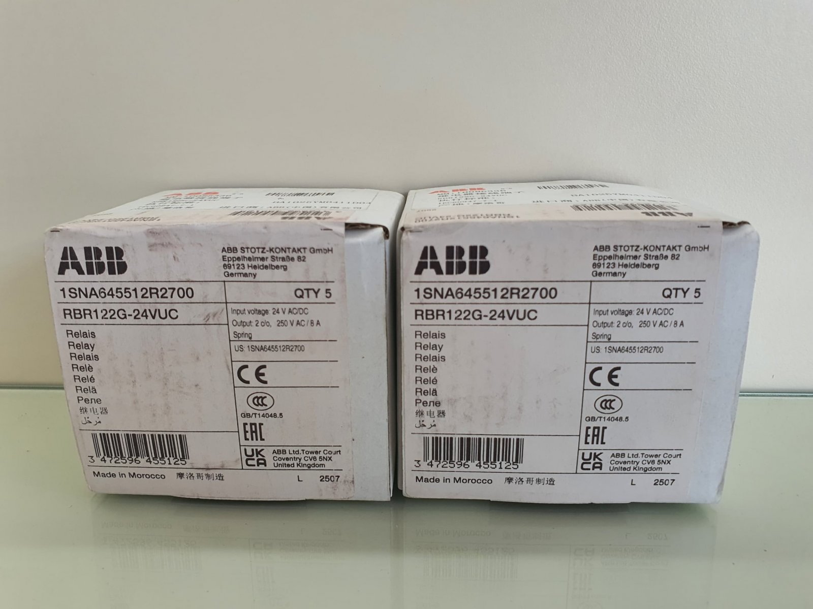 ABB RBR122G-24VUC Interface Relay Malaysia