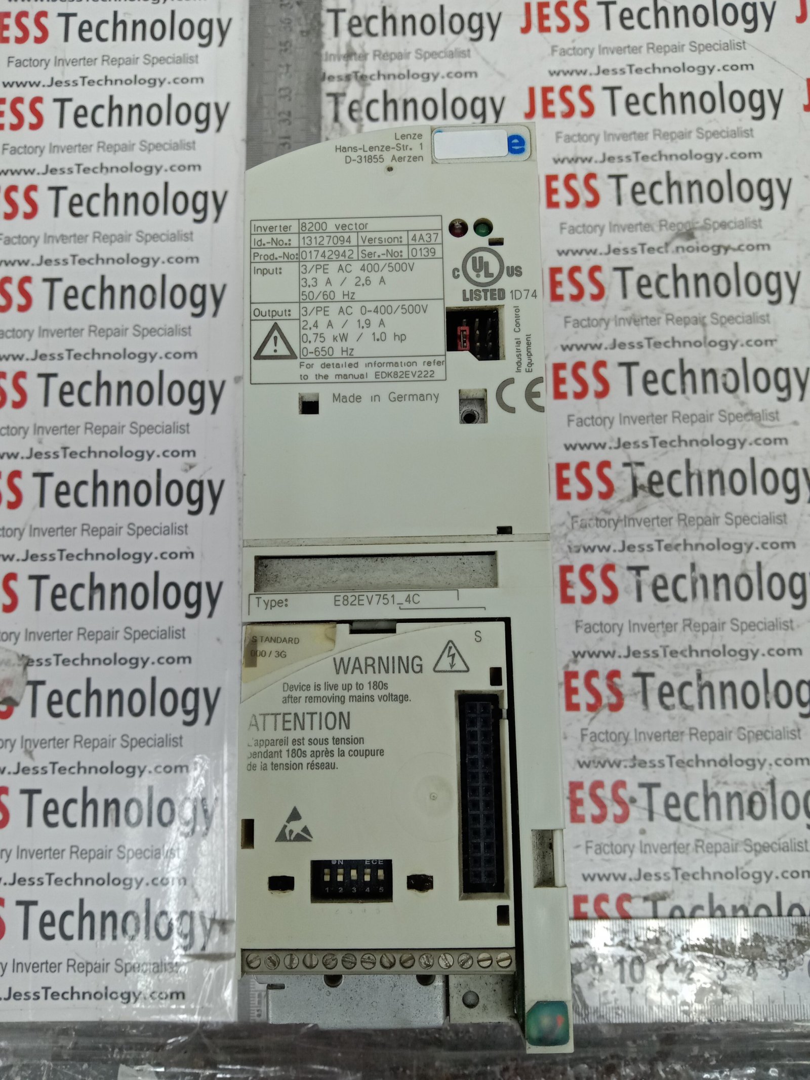 Repair LENZE INVERTER E82EV751_4C Malaysia, Singapore, Indonesia, Thailand, Vietnam