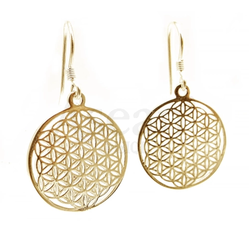 FLOWER OF LIFE EARRINGS [BIG]