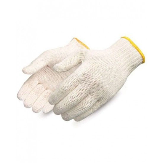 Knitted Cotton Hand Gloves White #105