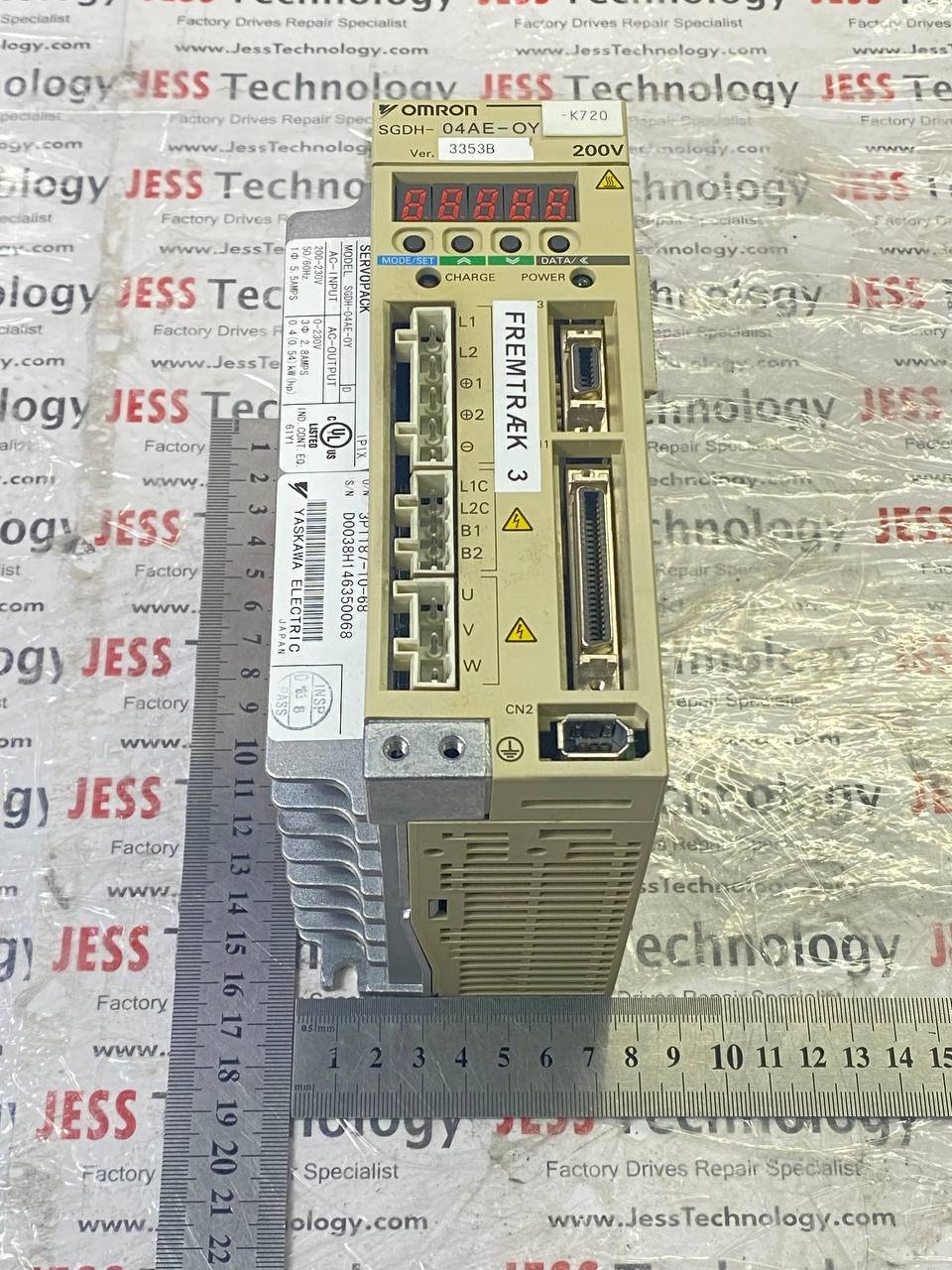 Repair OMRON SERVO DRIVE SGDH-04AE-0Y Malaysia, Singapore, Indonesia, Thailand, Vietnam