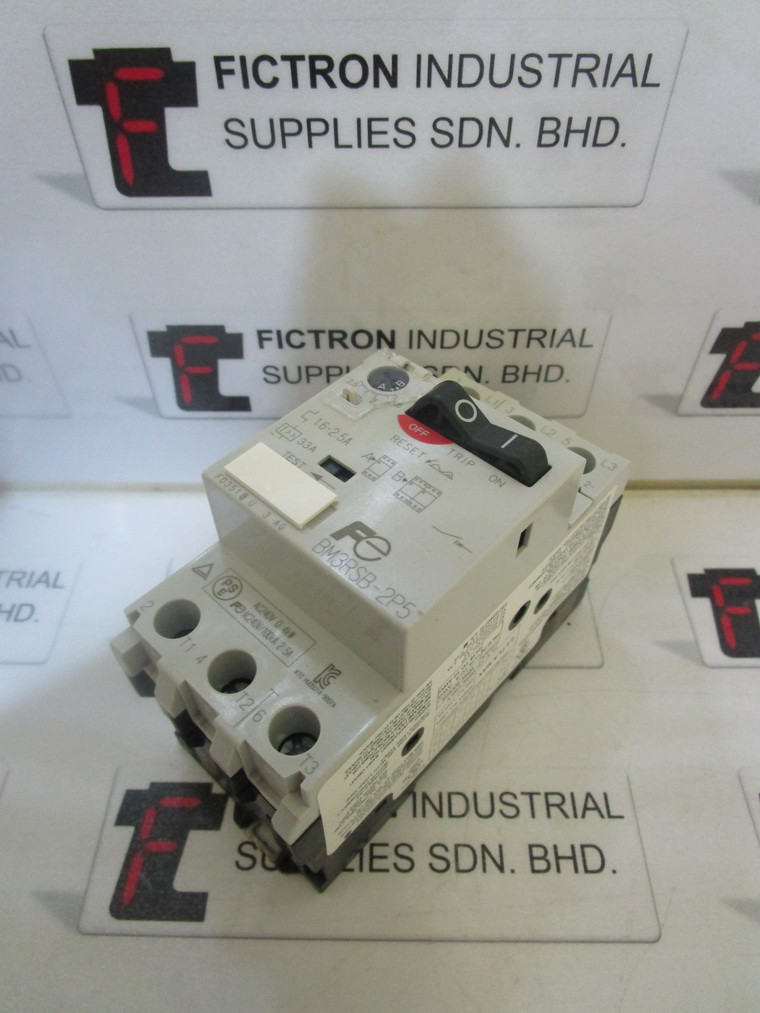 BM3RSB-2P5 BM3RSB2P5 FUJI ELECTRIC Manual Motor Starter Supply Malaysia Singapore Indonesia USA Thailand