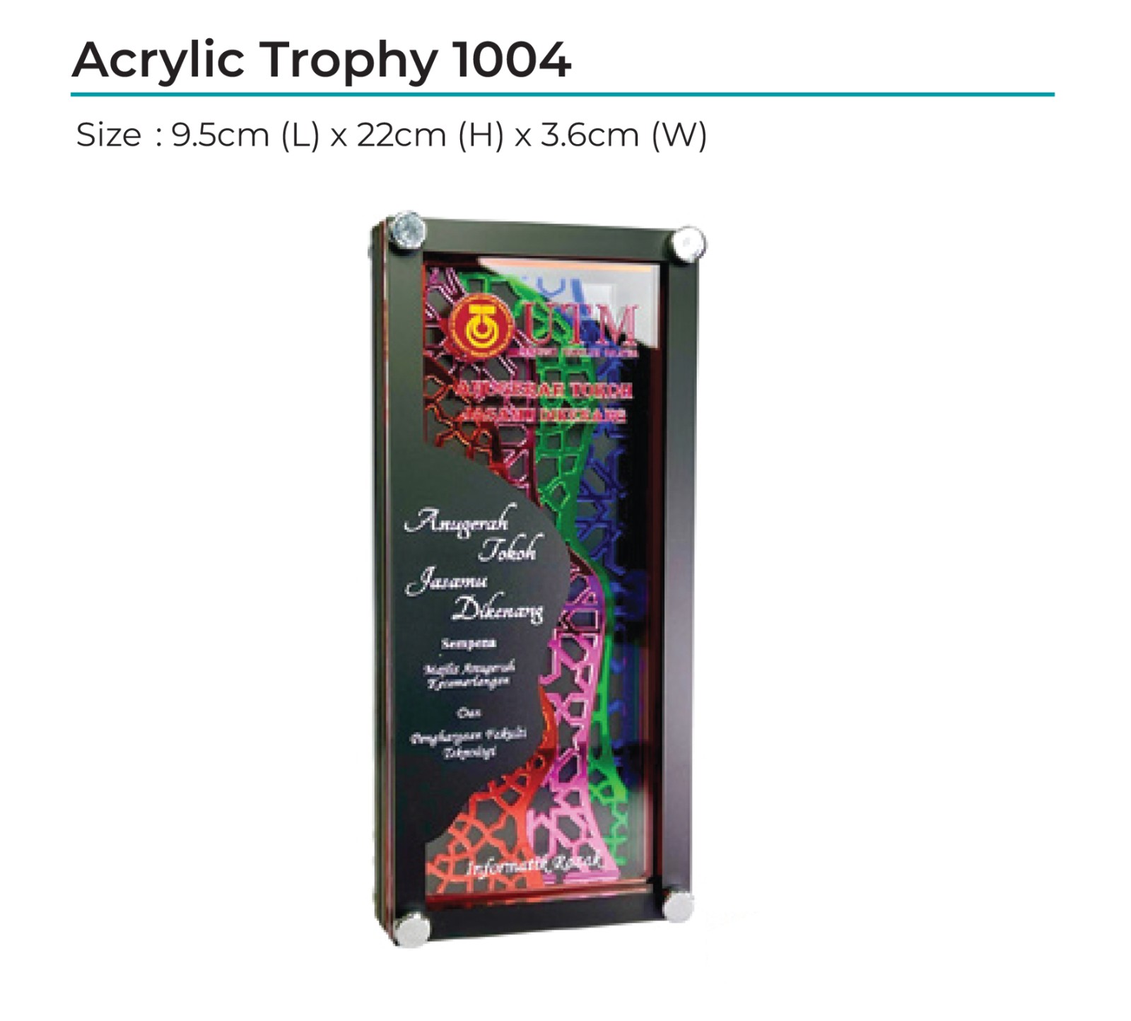 Acrylic Award 1004