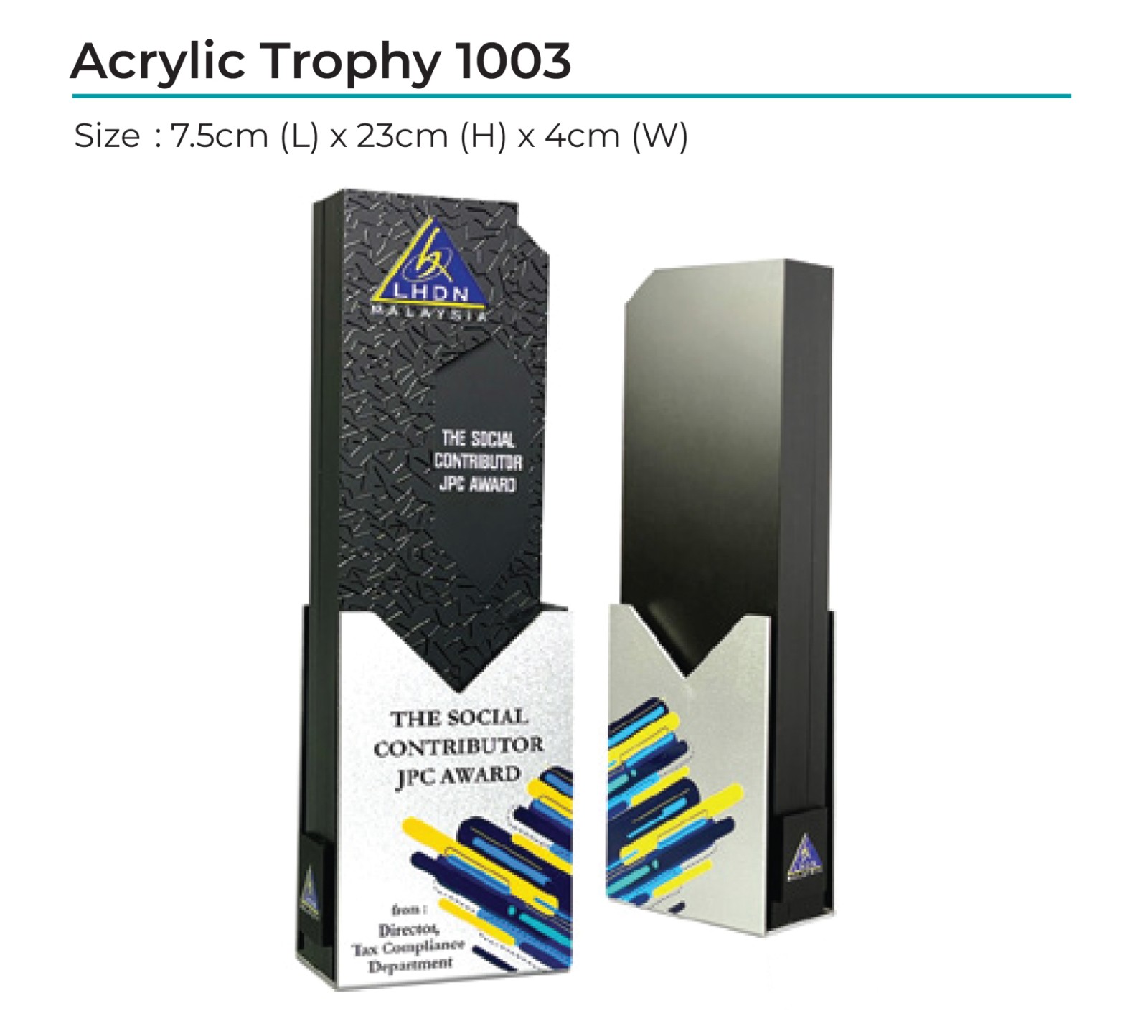 Acrylic Award 1003