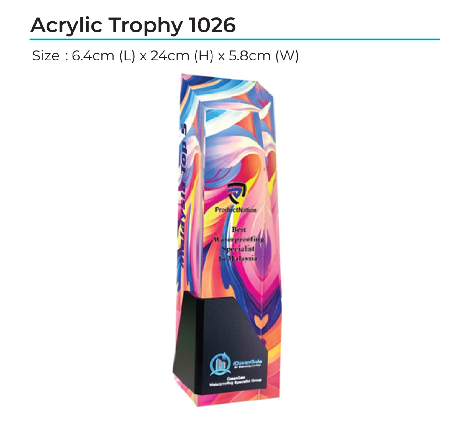 Acrylic Award 1026