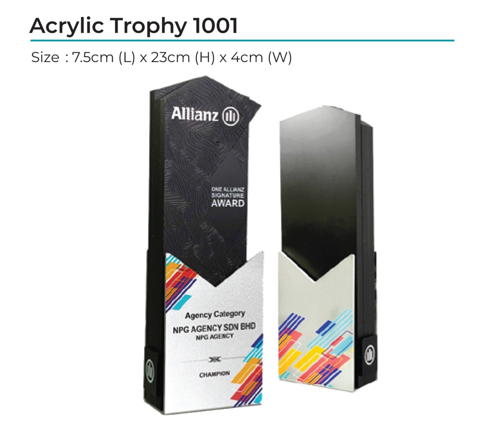 Acrylic Award 1001