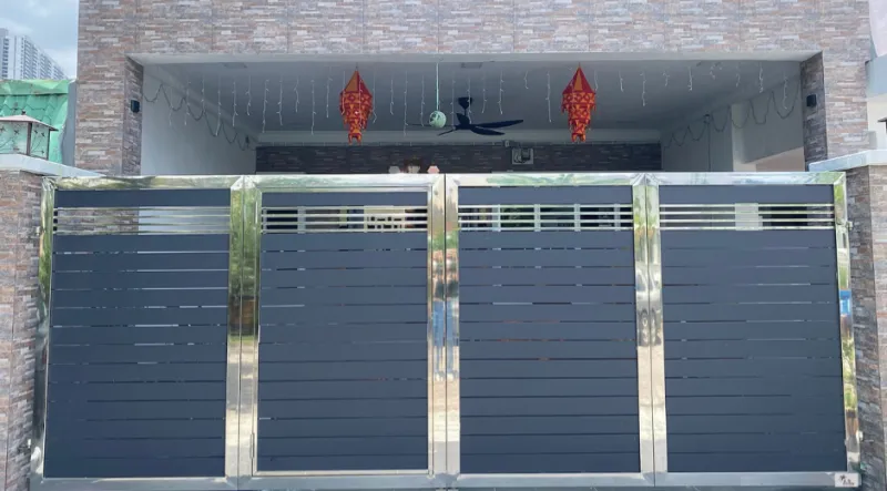 What is the difference between iron gate and stainless steel gate?
