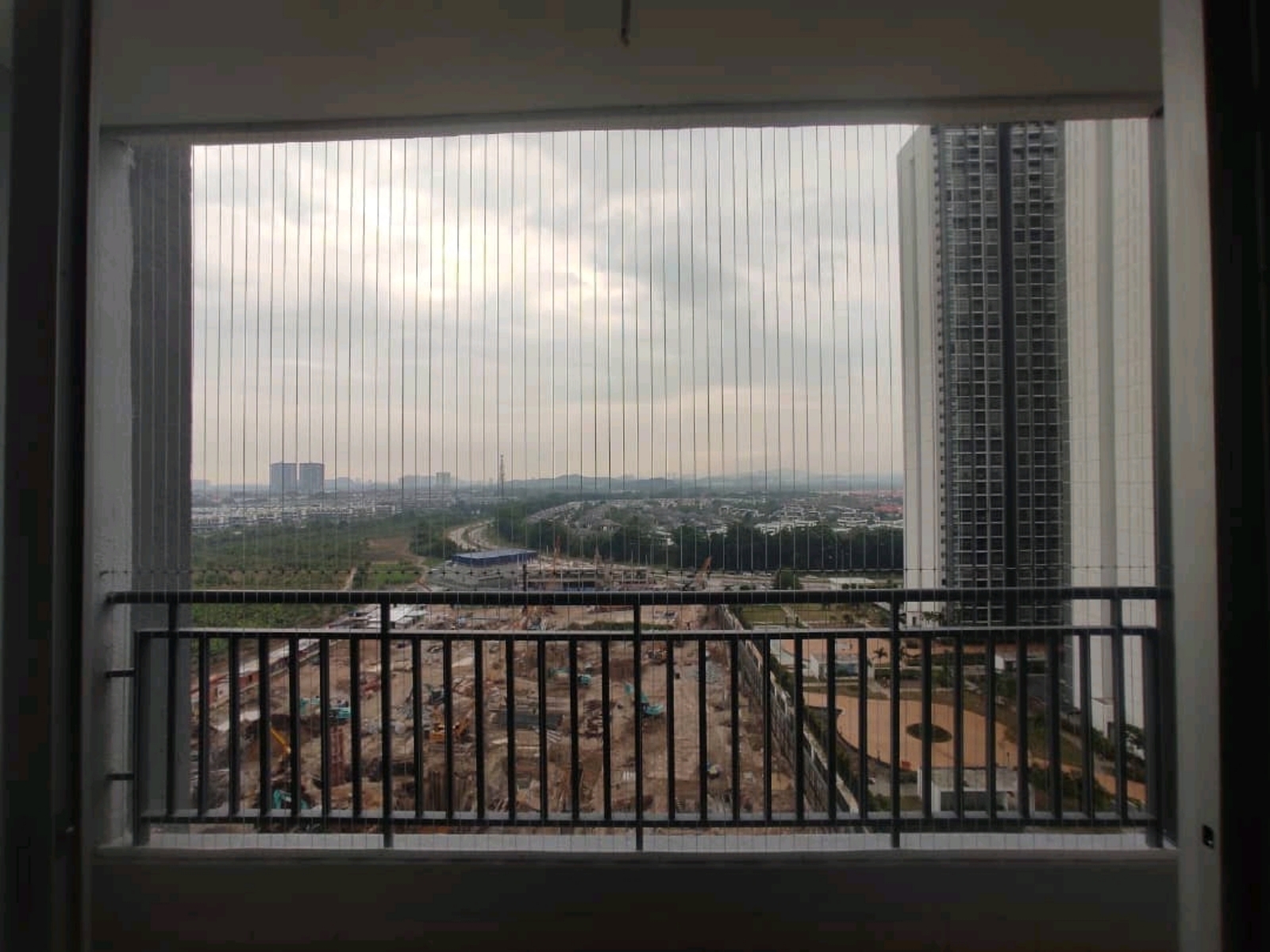 Invisible Grill done at Lakefront residence Cyberjaya