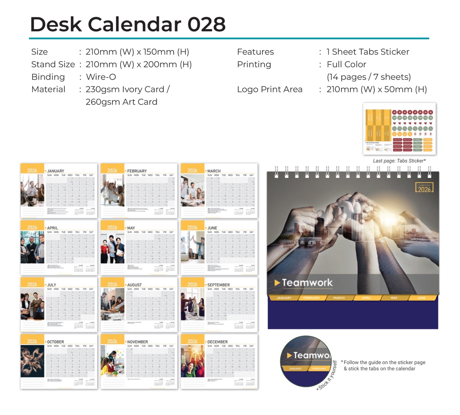 Desk Calendar 028