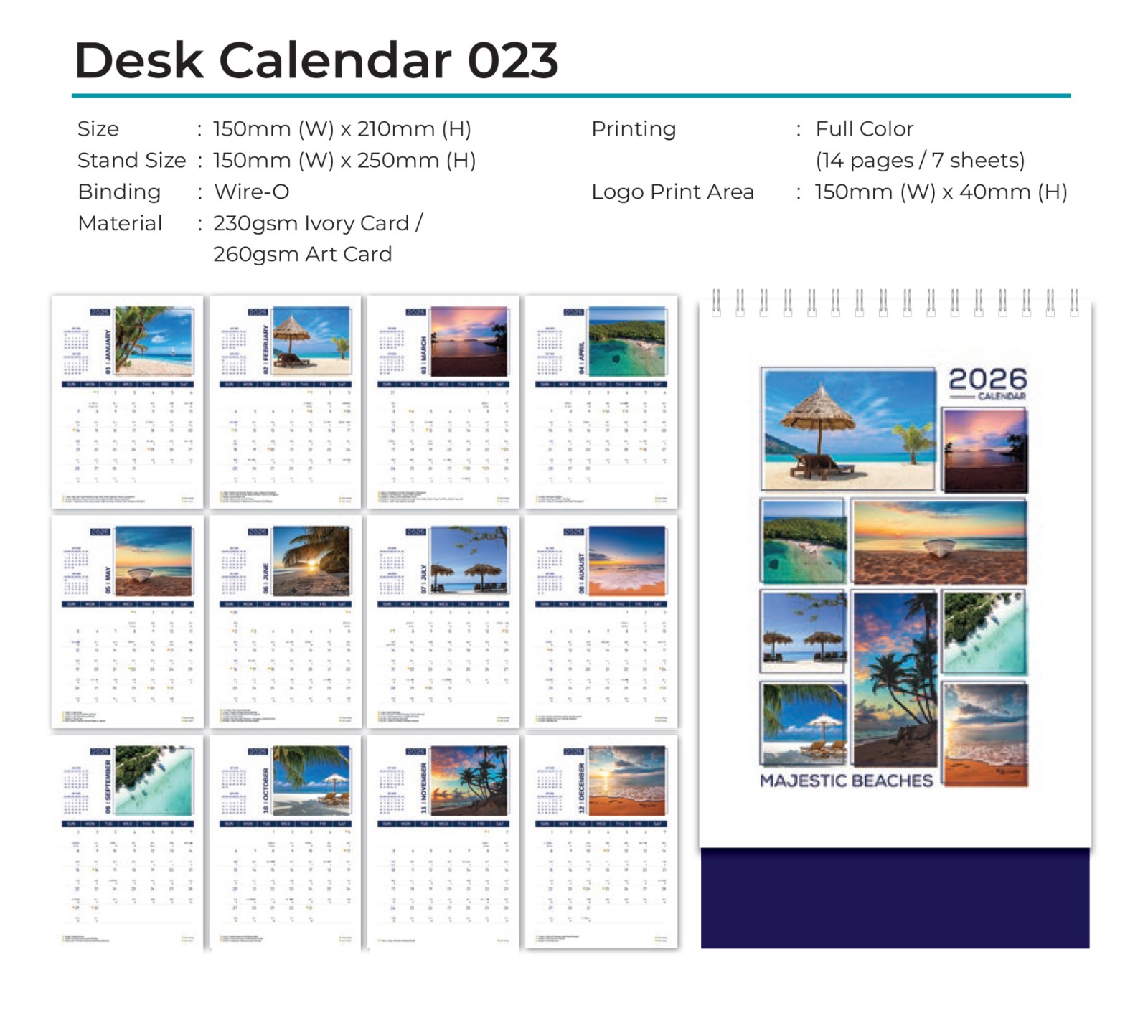Desk Calendar 023