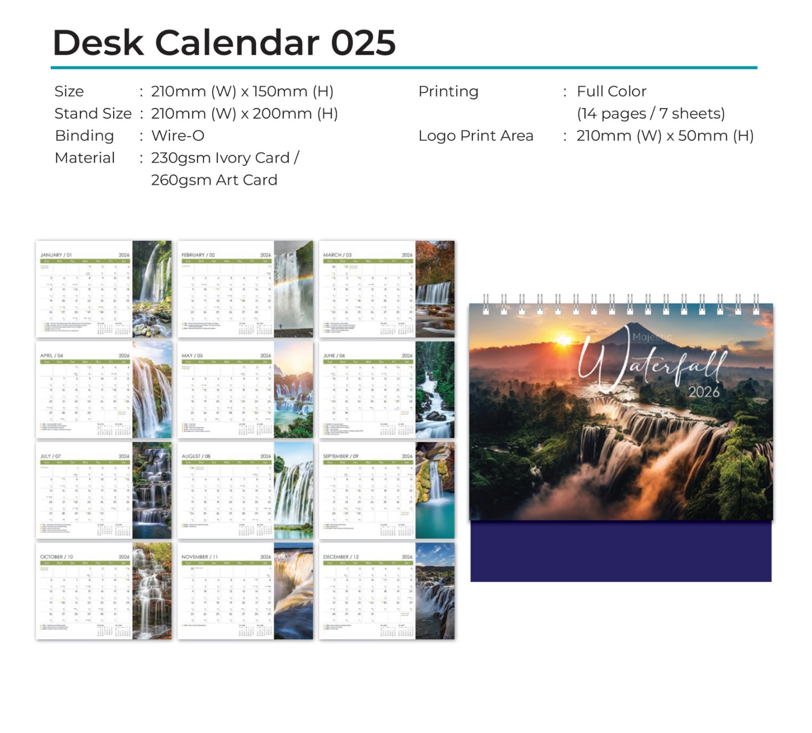 Desk Calendar 025