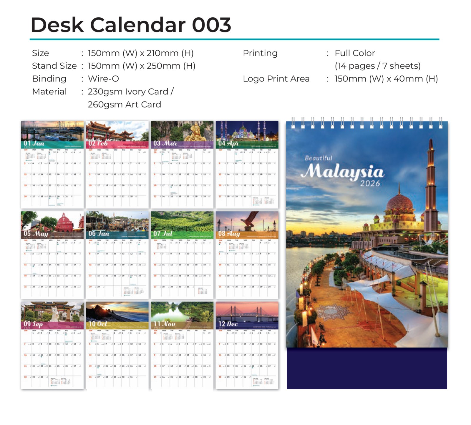 Desk Calendar 003